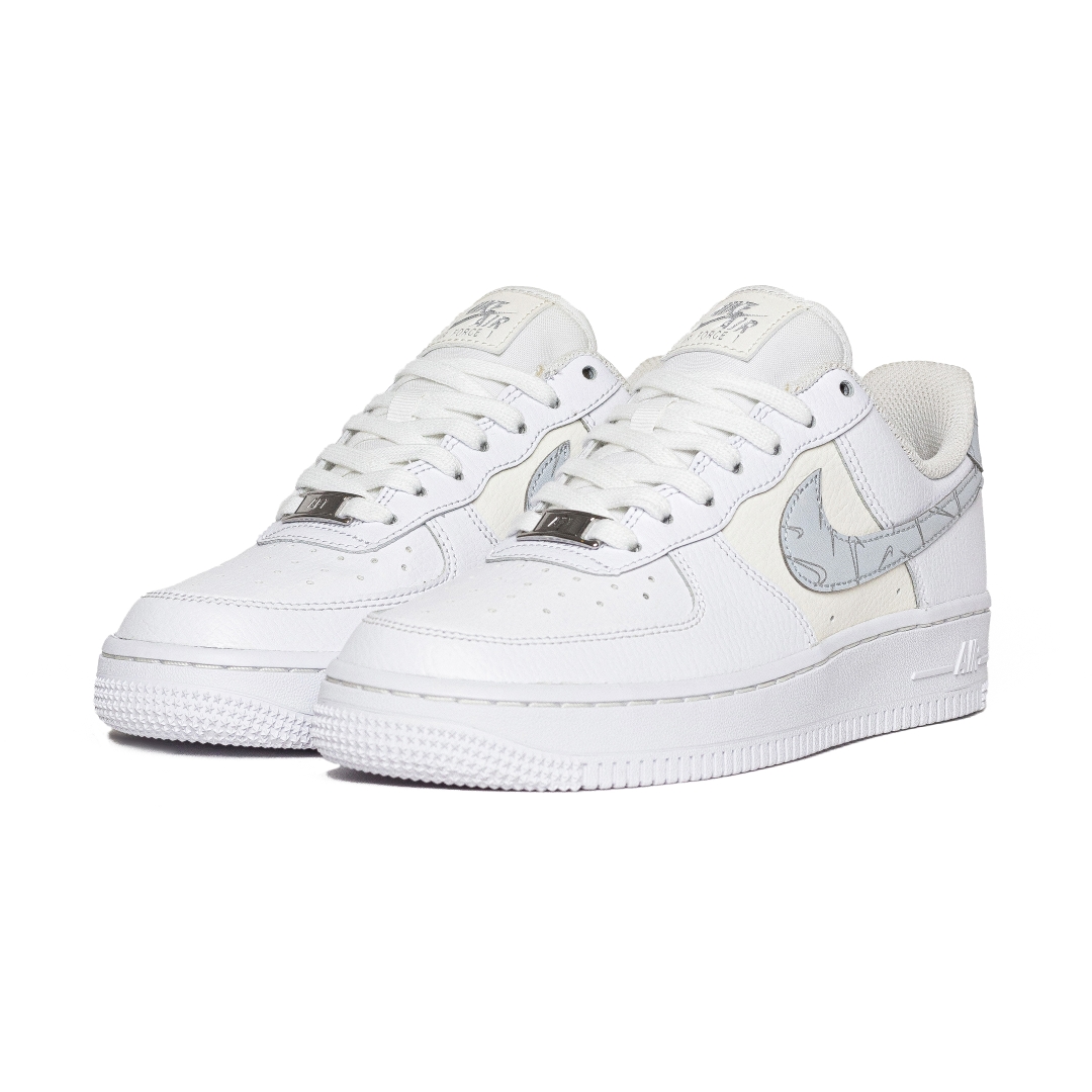 Nike Air Force 1 White Metallic Silver DV2237-100