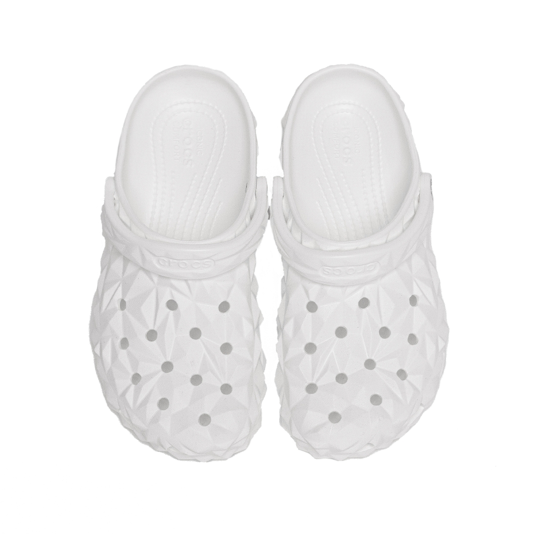 Dép Crocs Geometric Clog White