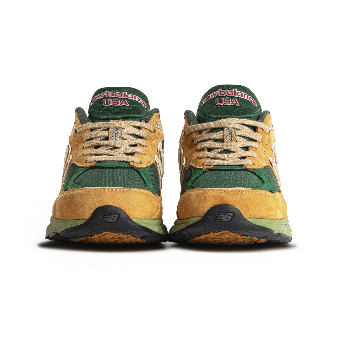 New Balance 990v3 MiUSA Teddy Santis Tan Green M990WG3