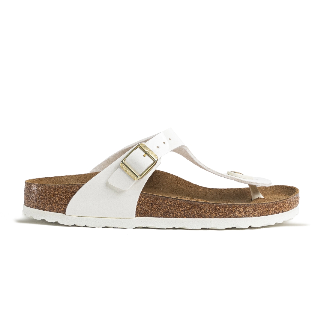Dép Birkenstock Gizeh Birko Flor ‘White’ 745531