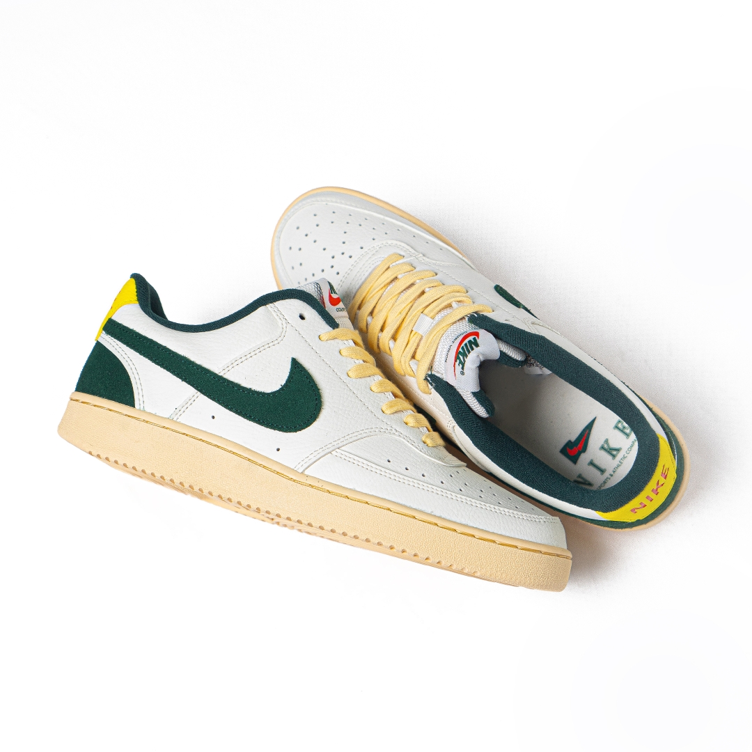 Nike Court Vision Low Sail Pro Green Yellow - FD0320-133