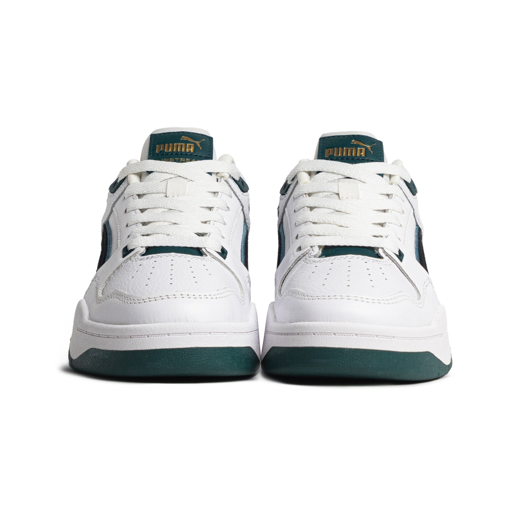 Puma Slipstream Lo Suede White Varsity Green 388634-03