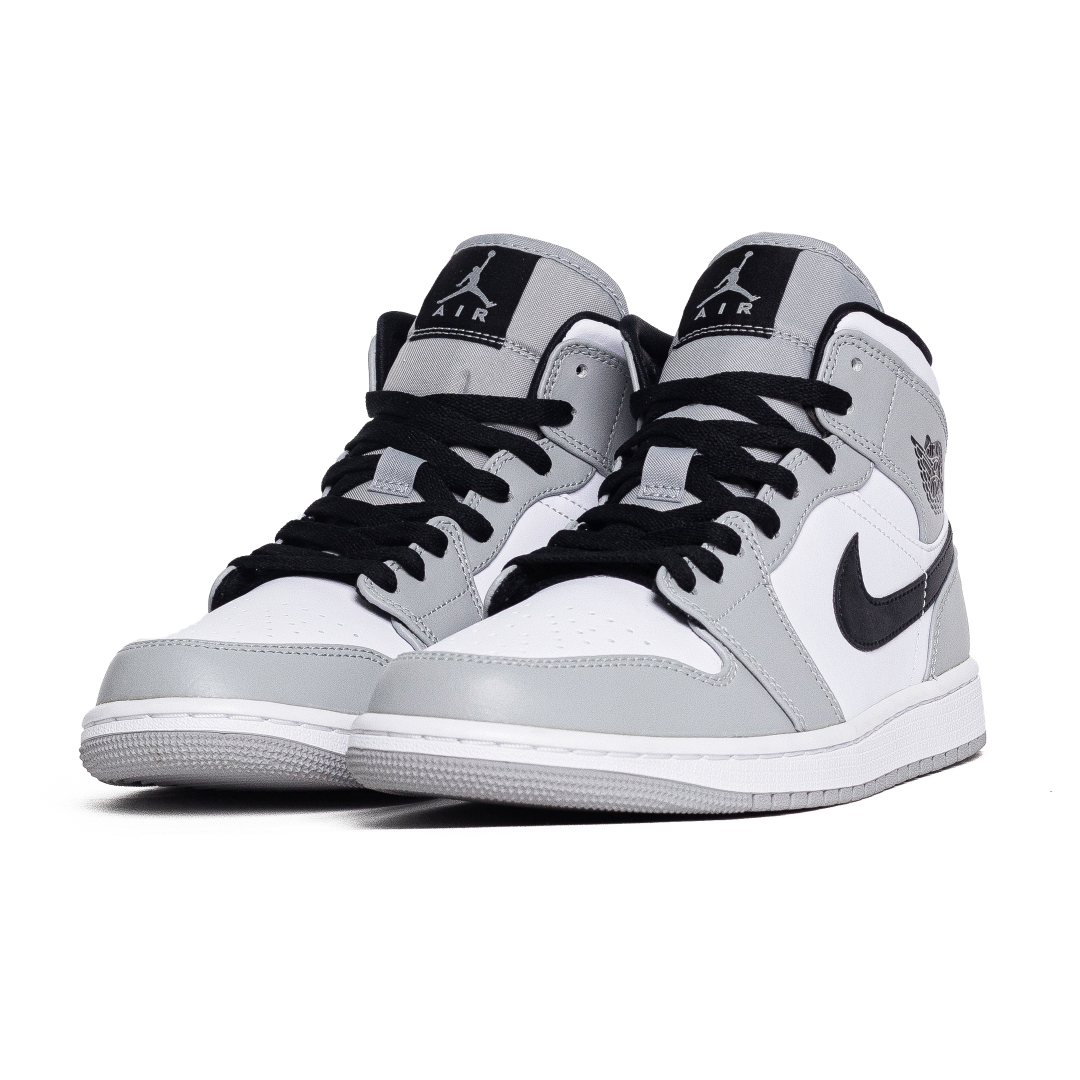 Nike Air Jordan 1 Mid Light Smoke Grey 554724-092
