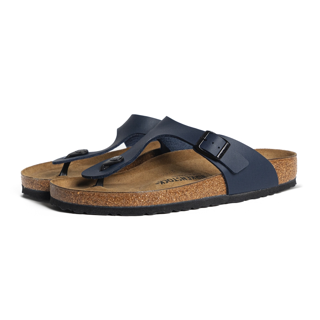 Dép Birkenstock Gizeh Birko Flor ‘Navy’ 0143621