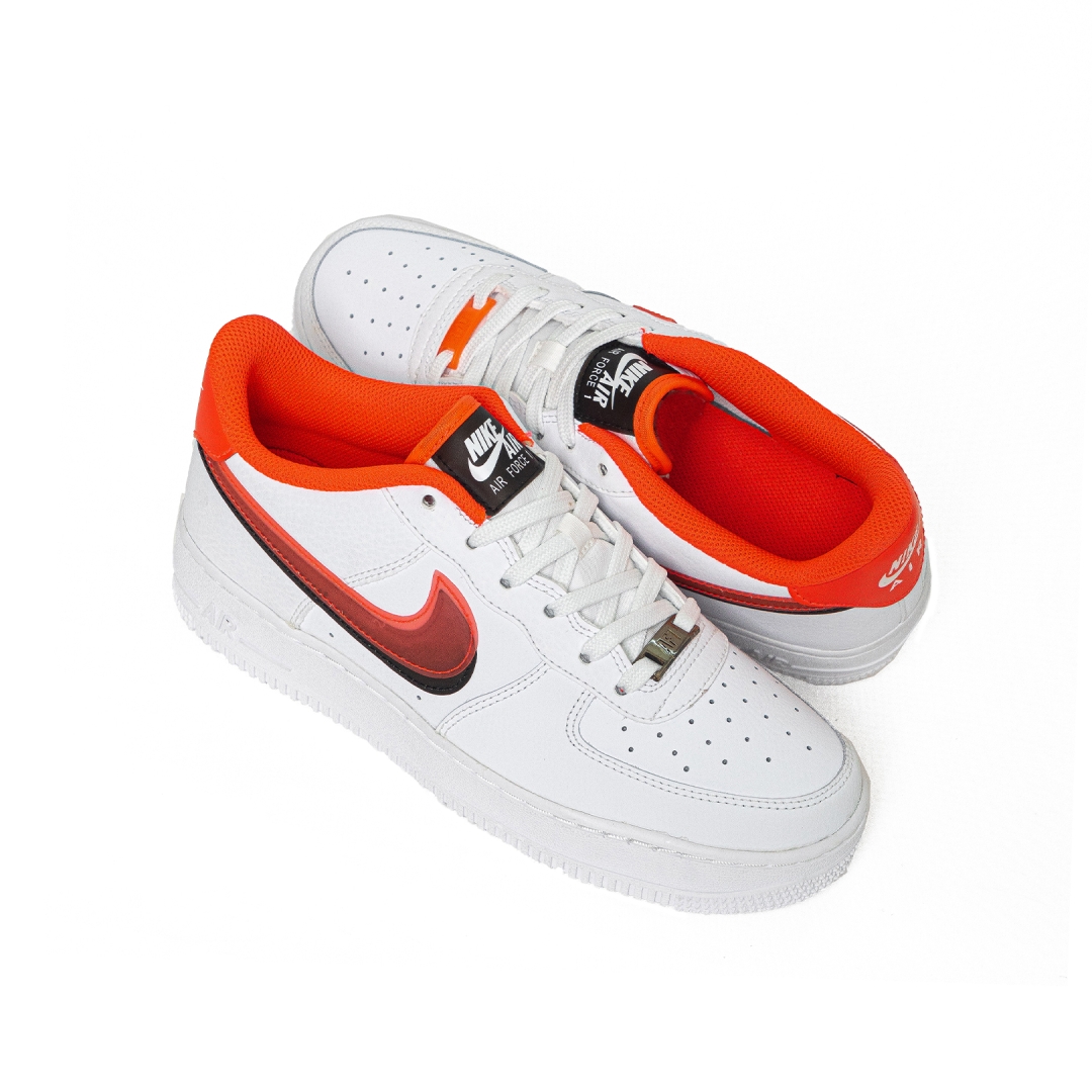 Nike Air Force 1 LV8 GS Double Swoosh Bright Crimson - CW1574-101