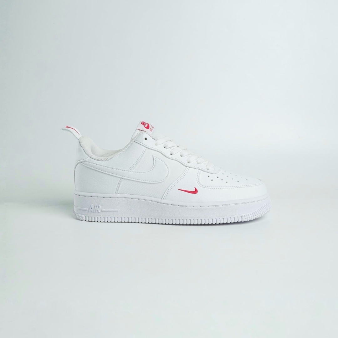 AF1 LOW WHITE UNIVERSITY RED DS