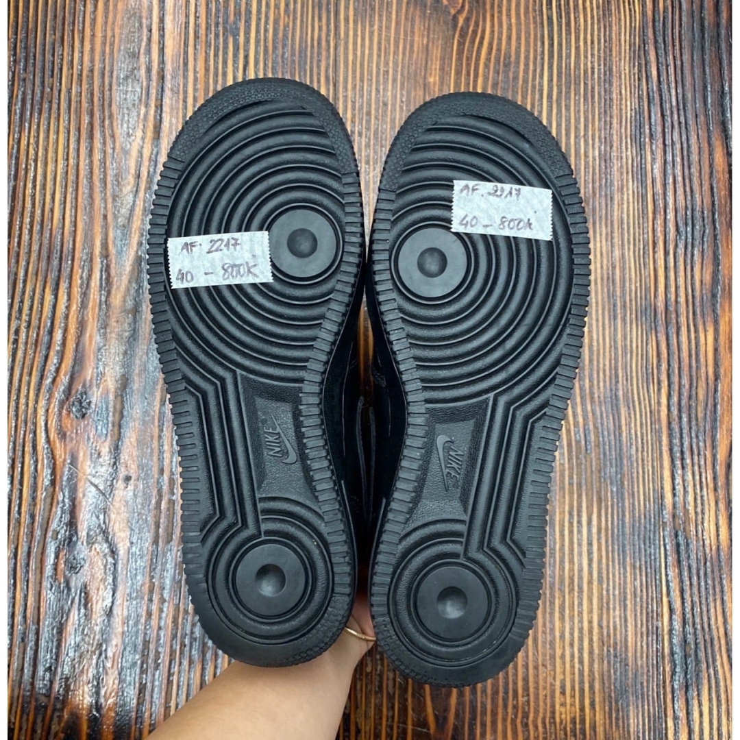 Af2217 - AF1 Mid Black - 40