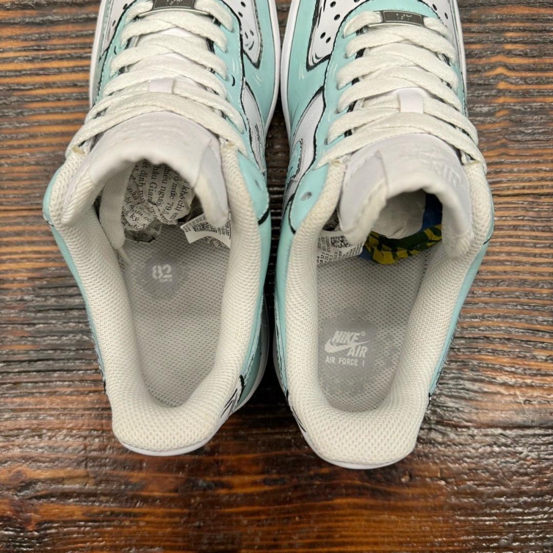 af2664 - AF1 Low White Custom - 37.5