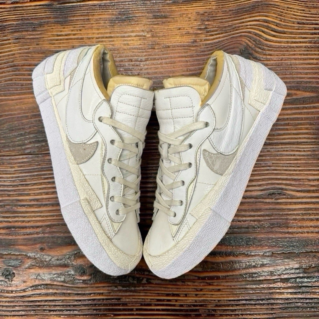 cs1798 - Blazer Low Sacai White Patent - 40.5