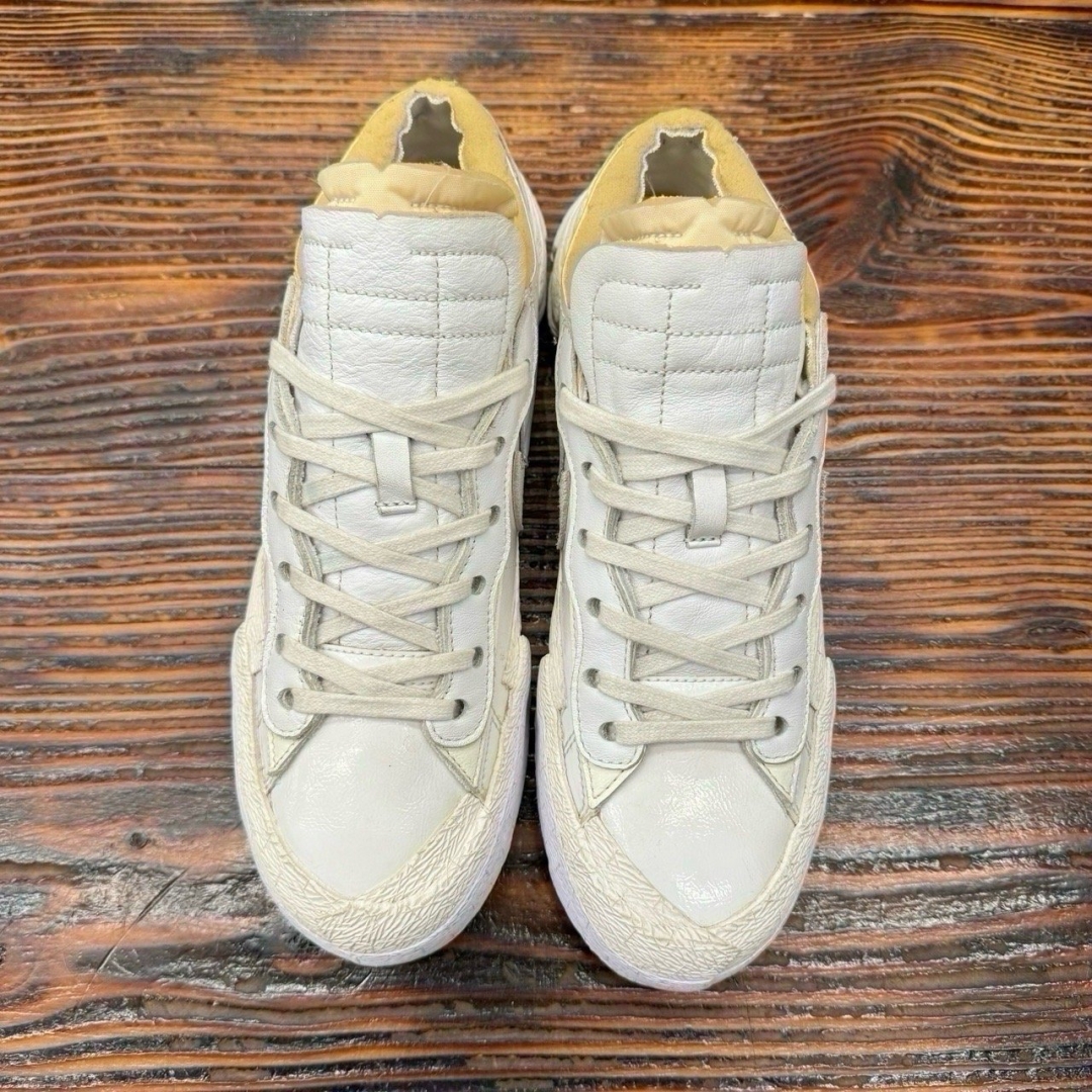 cs1798 - Blazer Low Sacai White Patent - 40.5