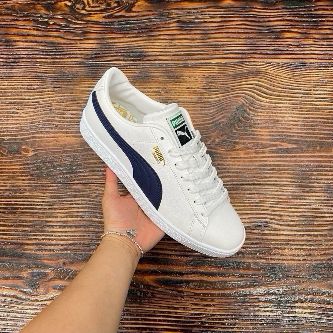 cs2465 - Puma Basket White Navy DS FB - 43