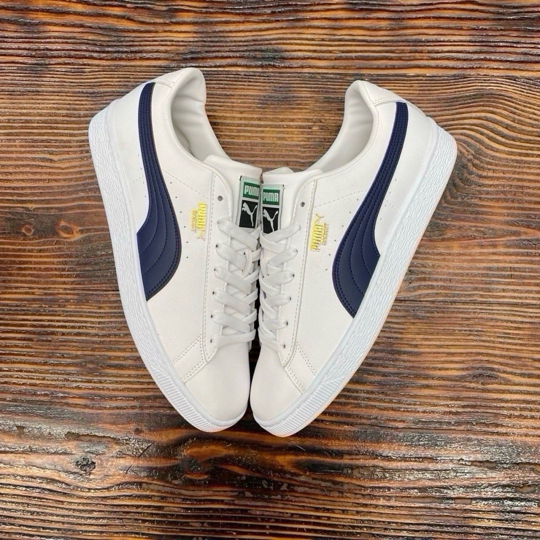cs2465 - Puma Basket White Navy DS FB - 43