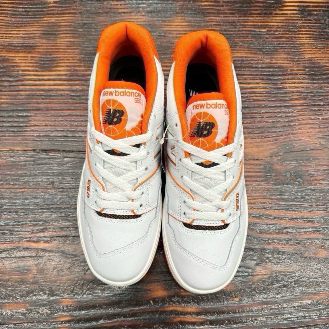 cs2690 - NBL550 WHITE ORANGE DS FB - 41.5