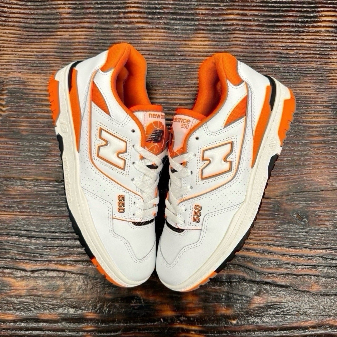 cs2690 - NBL550 WHITE ORANGE DS FB - 41.5