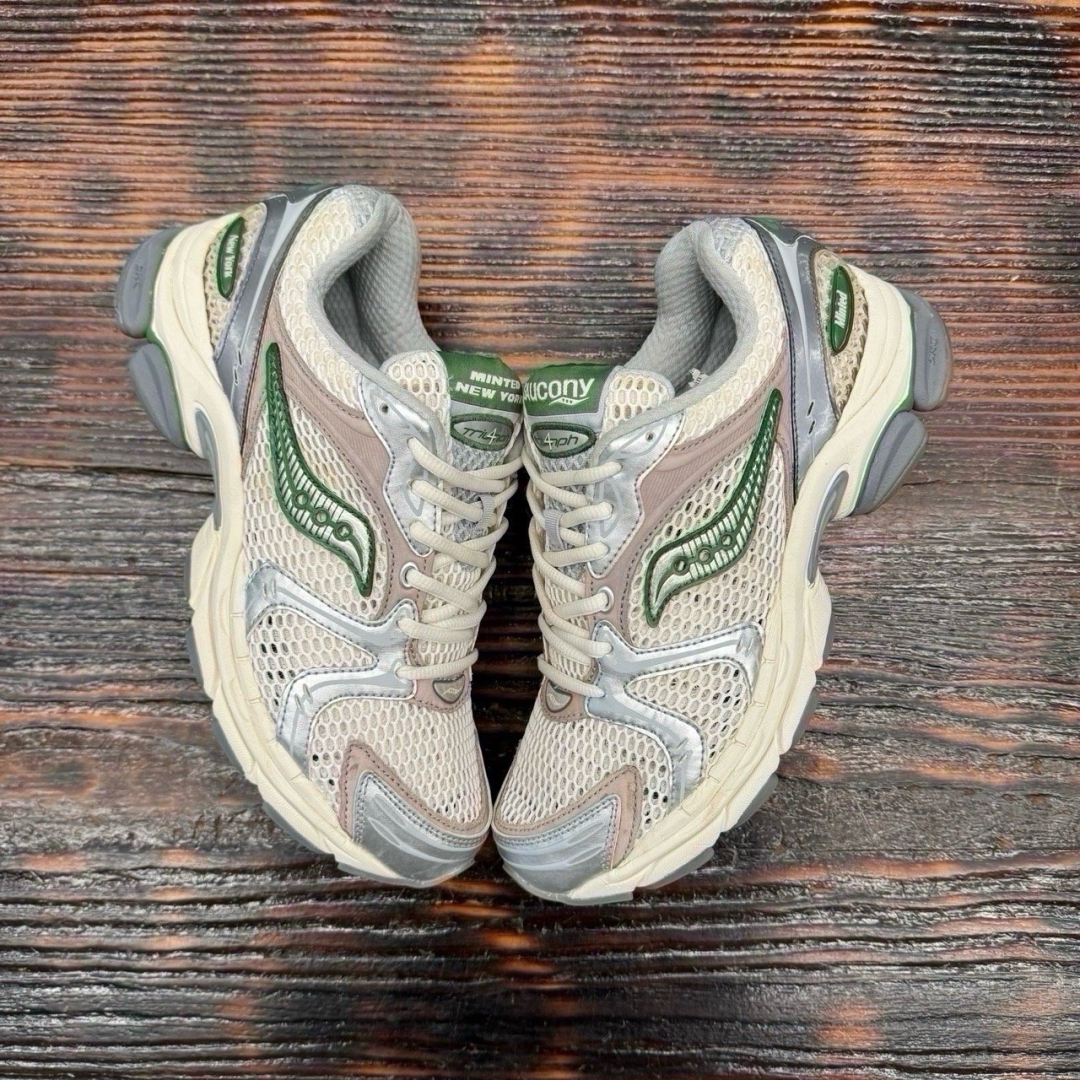 cs3257 - Saucony Triumph 4 Silver Green FB - 42