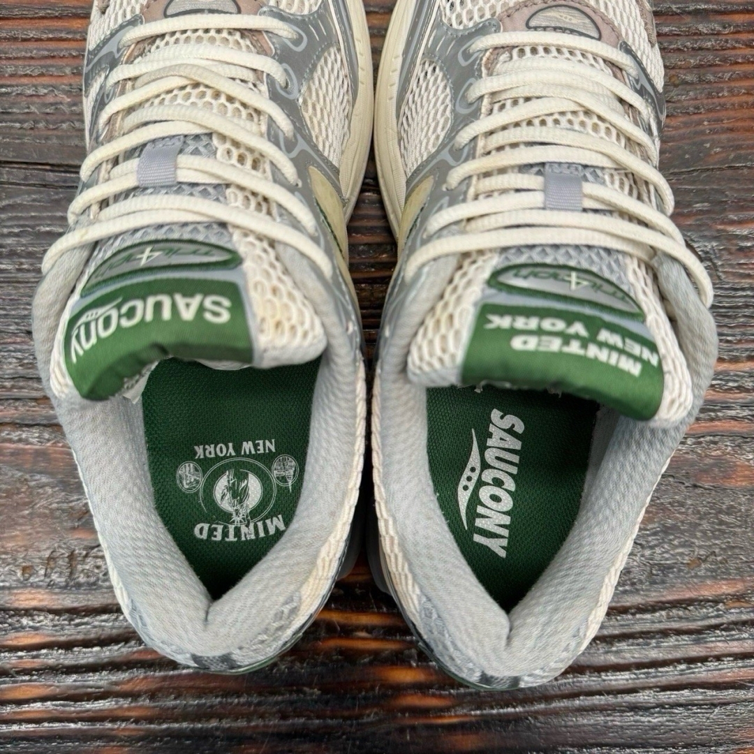 cs3257 - Saucony Triumph 4 Silver Green FB - 42