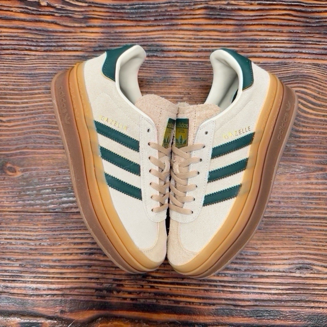 GAZELLE COLLEGIATE GREEN BEIGE DS FB