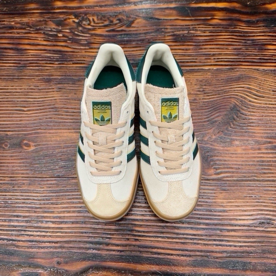 GAZELLE COLLEGIATE GREEN BEIGE DS FB