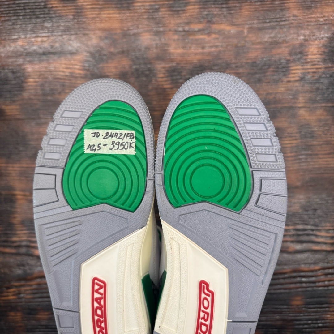 Jd2442 - Jordan 3 Lucky Green FB - 42.5