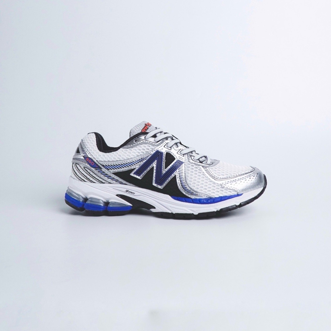 NBL860 WHITE TEAM ROYAL SILVER DS FB