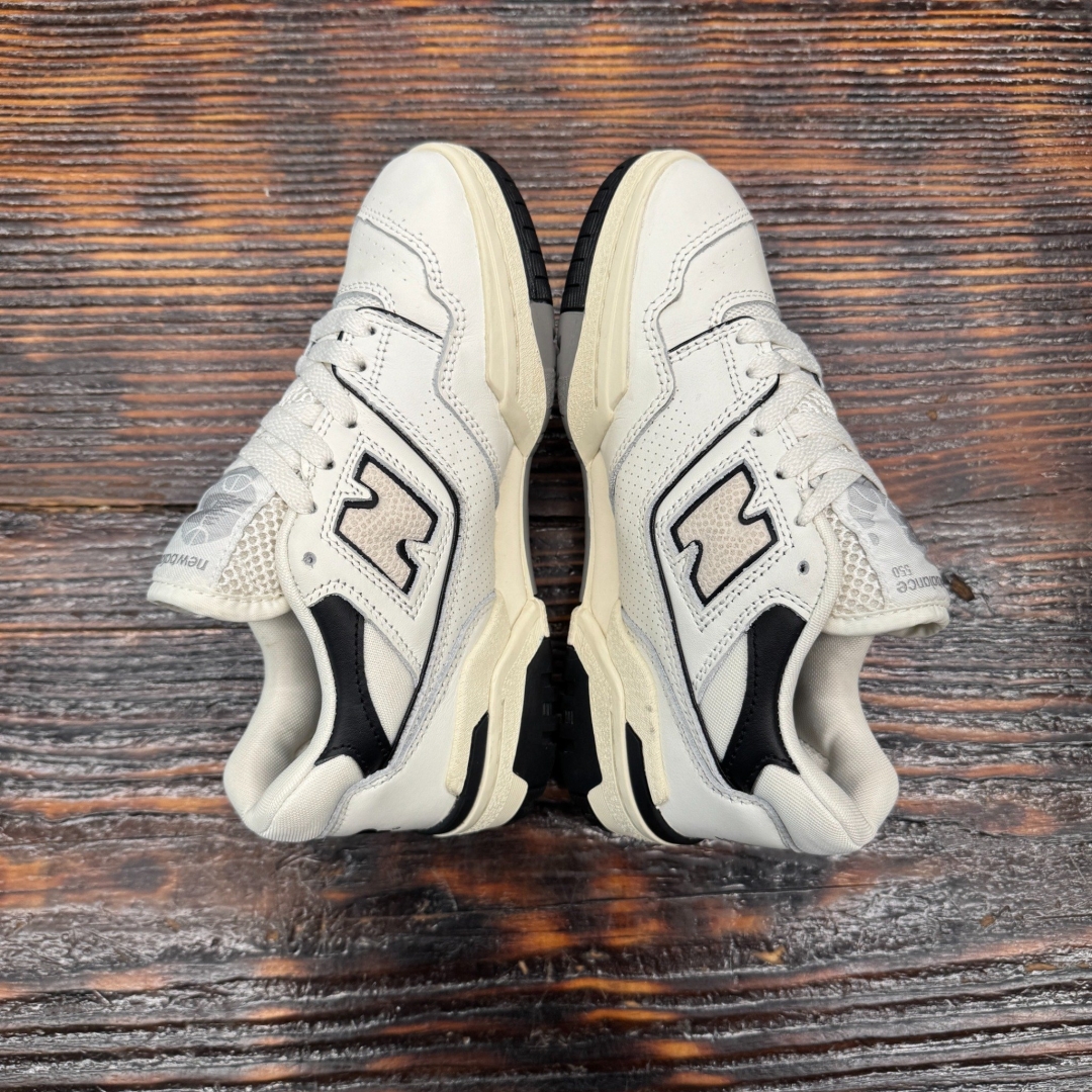 CS4057 - NEWBALANCE 550 CREAM BLACK FB - 36