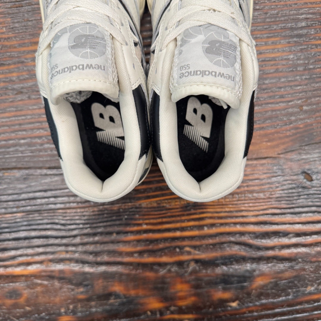 CS4057 - NEWBALANCE 550 CREAM BLACK FB - 36