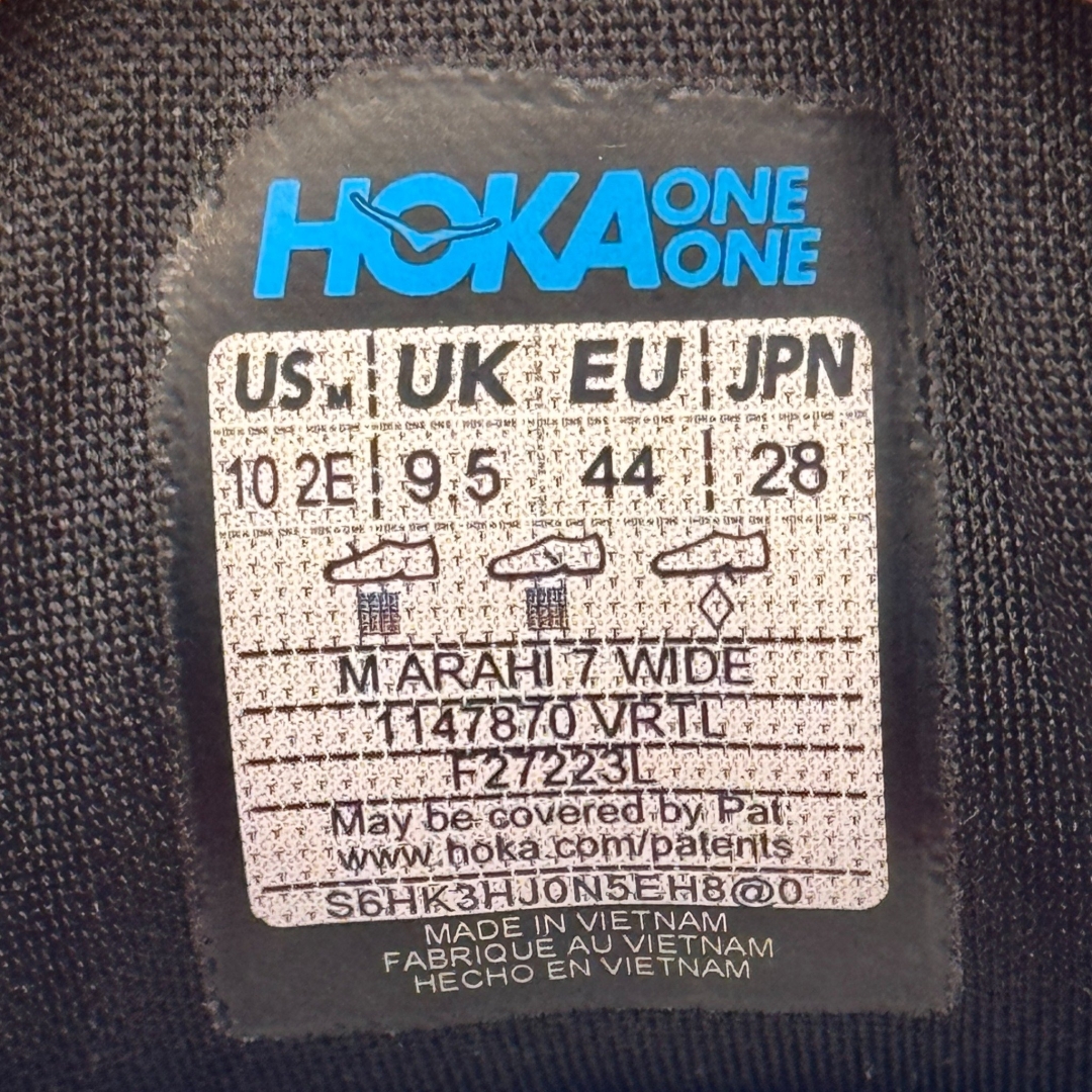 CS4064 - HOKA ARAHI 7 BLUE DS FB - 44