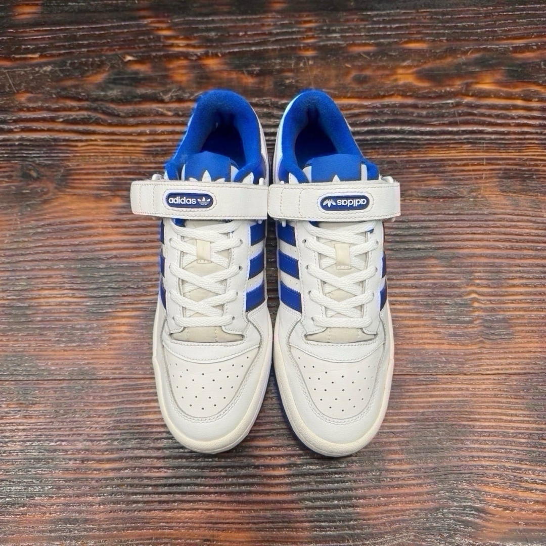 CS4147 - ADIDAS FORUM LOW WHITE BLUE - 41