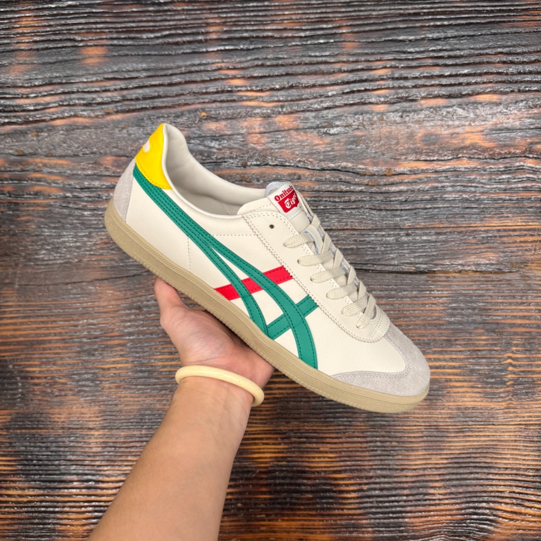 CS4187 - ONITSUKA TIGER TOKUTEN WHITE GREEN FB - 45