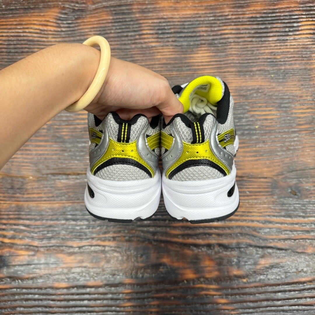 CS4243 - NEWBLANCE 530 RUNNING SILVER YELLOW DS - 38