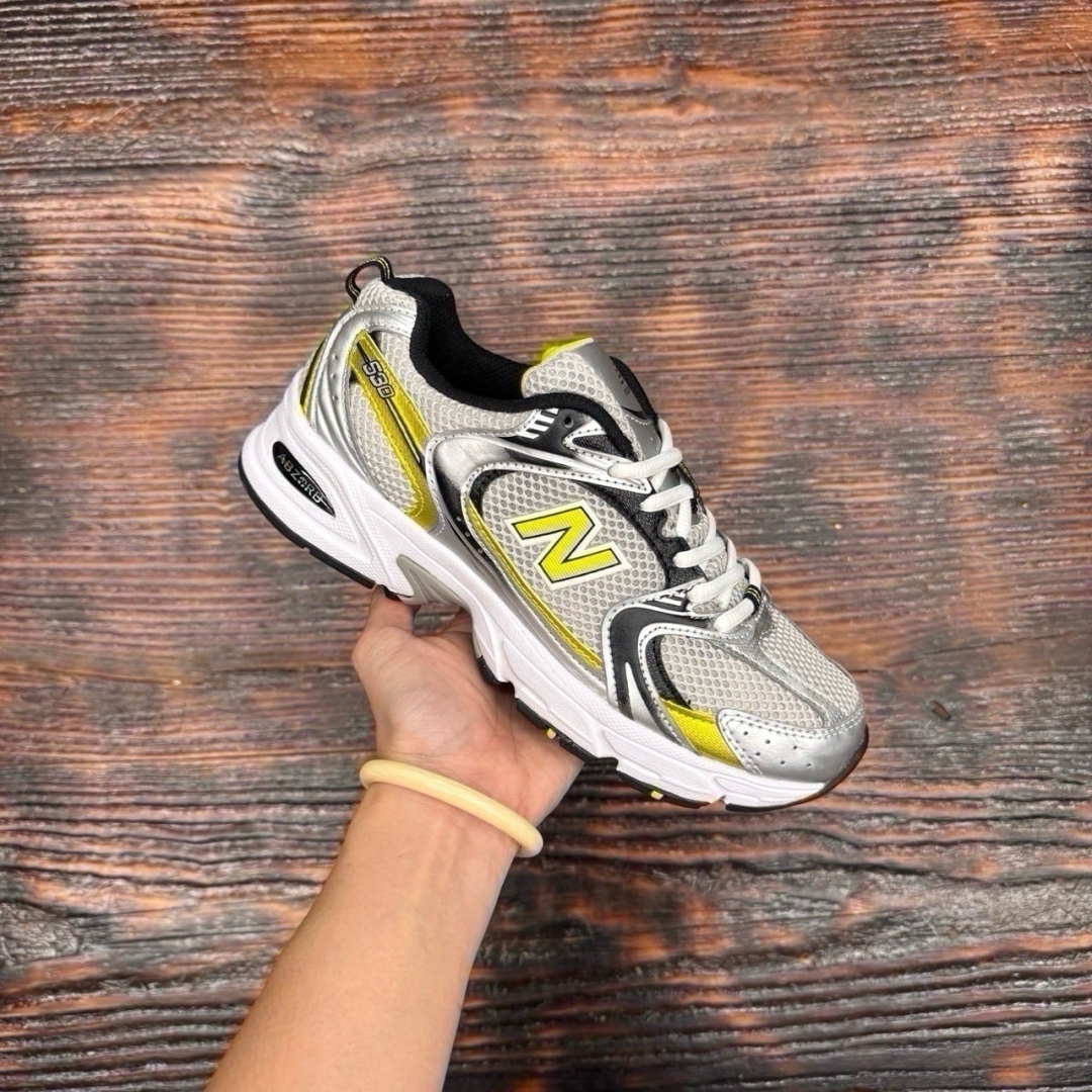 CS4243 - NEWBLANCE 530 RUNNING SILVER YELLOW DS - 38