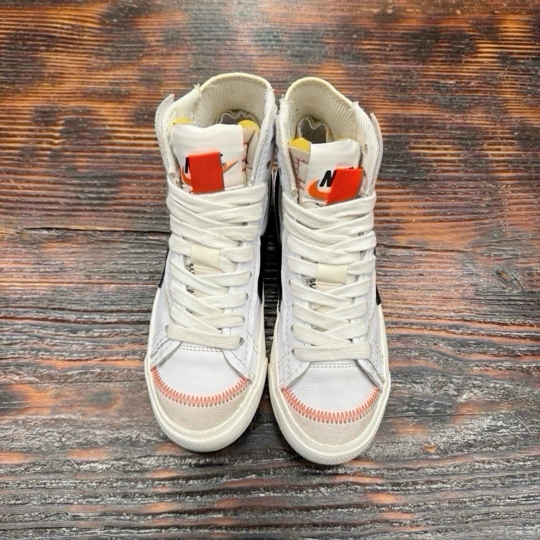 CS4323 - NIKE BLAZER MID JUMBO WHITE BLACK - 38