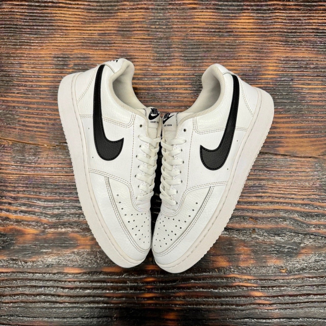 CS4352 - NIKE COURT VISION WHITE BLACK - 40