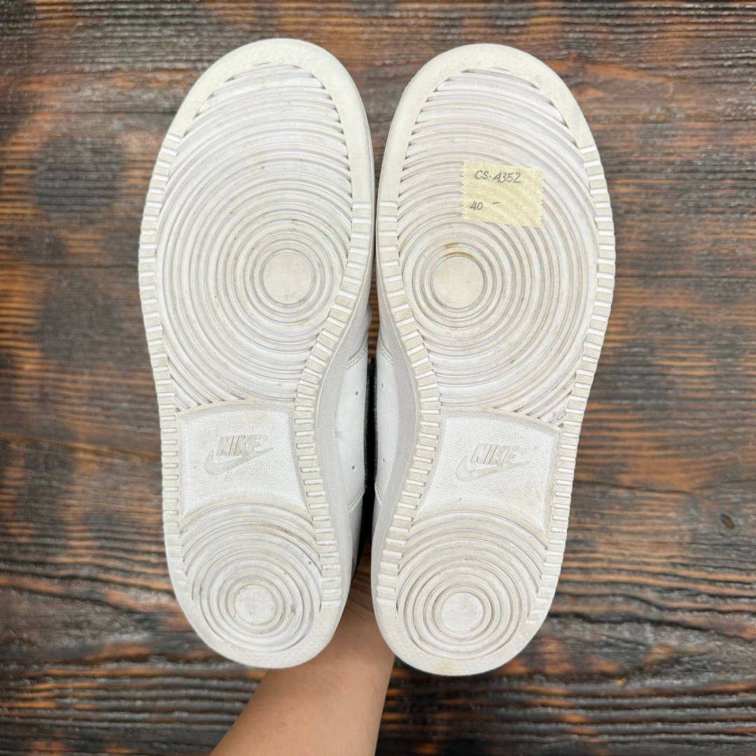 CS4352 - NIKE COURT VISION WHITE BLACK - 40