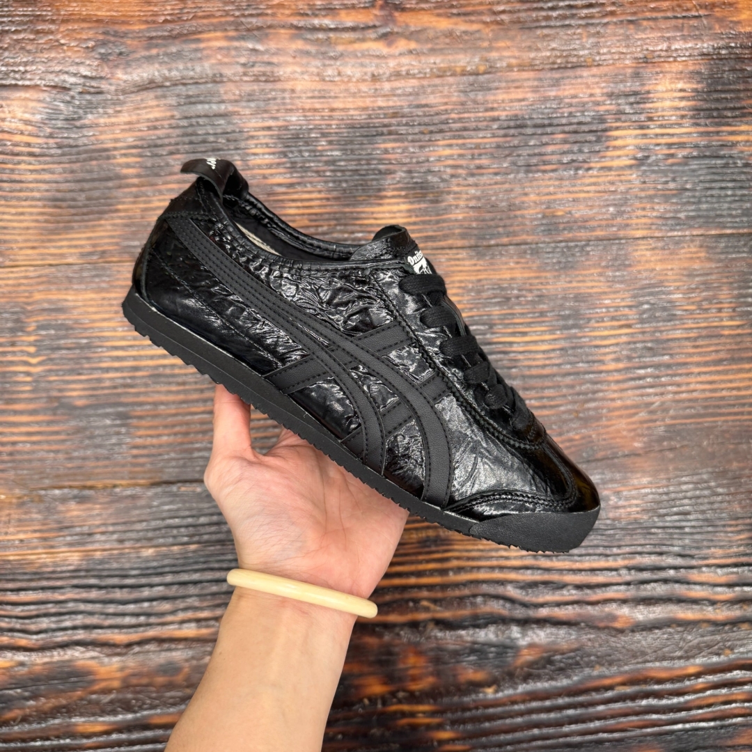 CS4377 - ONITSUKA TIGER MEXICO 66 MIDNIGHT PATENT - 38