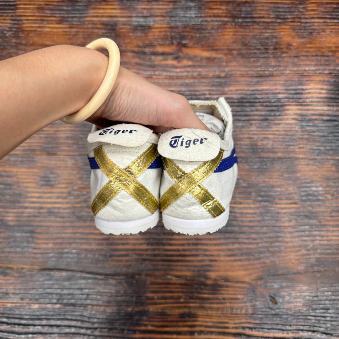 CS4382 - ONITSUKA TIGER MEXICO 66 SLIPON WHITE BLUE - 37,5