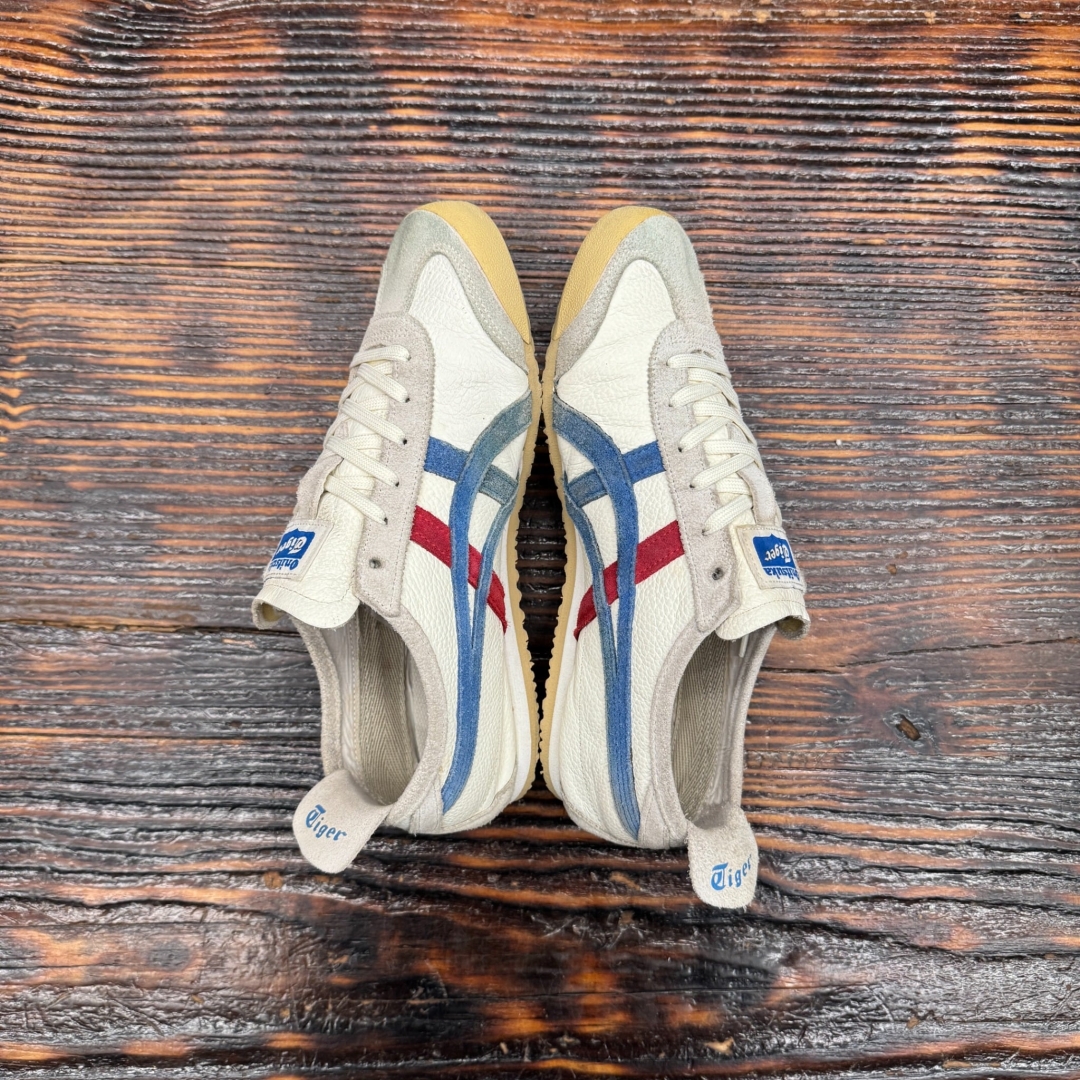 CS4413 - ONITSUKA TIGER MEXICO 66 VIN WHITE BLUE - 37,5