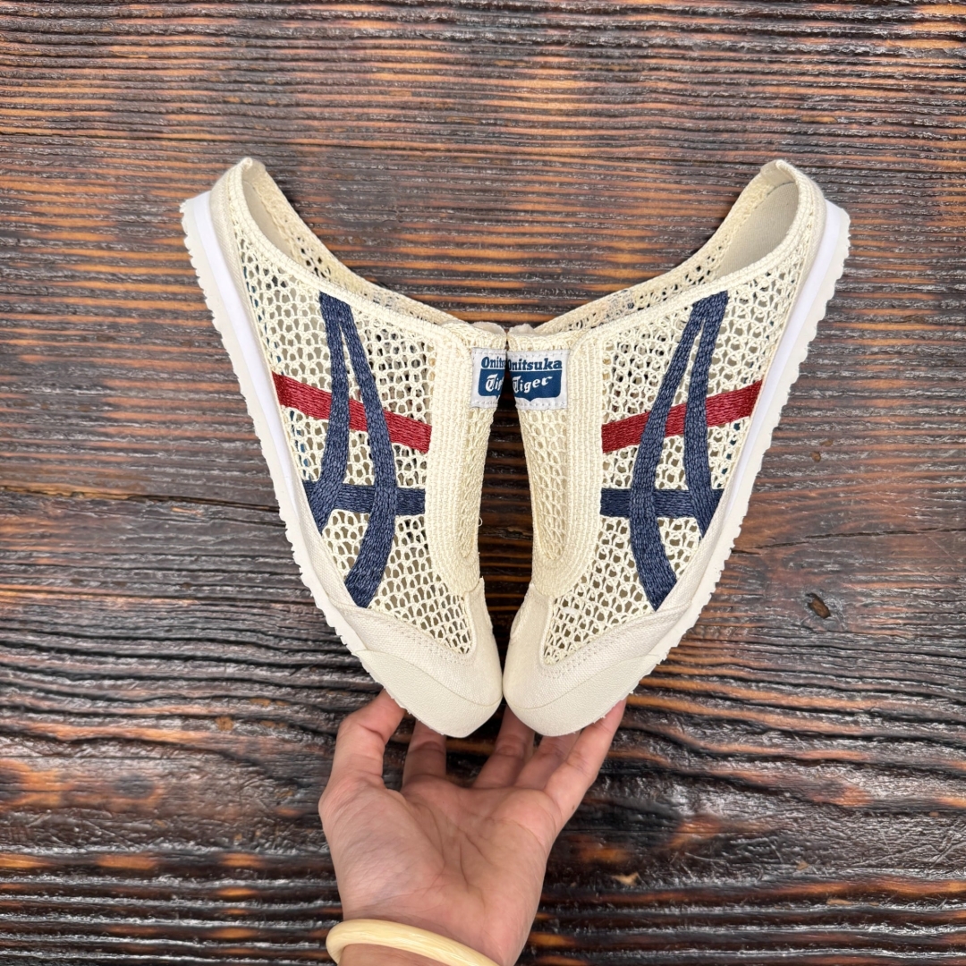 CS4434 - ONITSUKA TIGER MEXICO 66 SABOT WHITE BLUE DS FB - 39