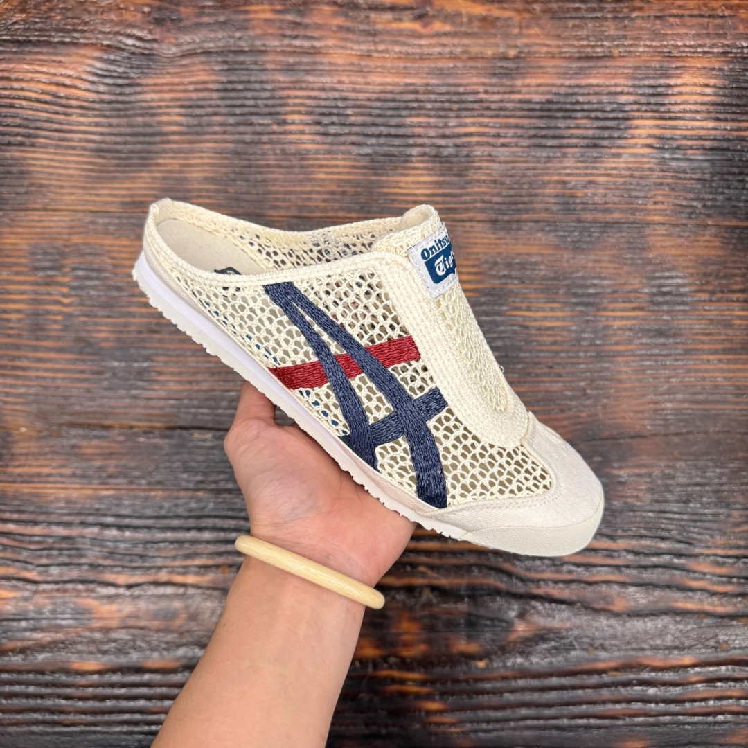 CS4434 - ONITSUKA TIGER MEXICO 66 SABOT WHITE BLUE DS FB - 39