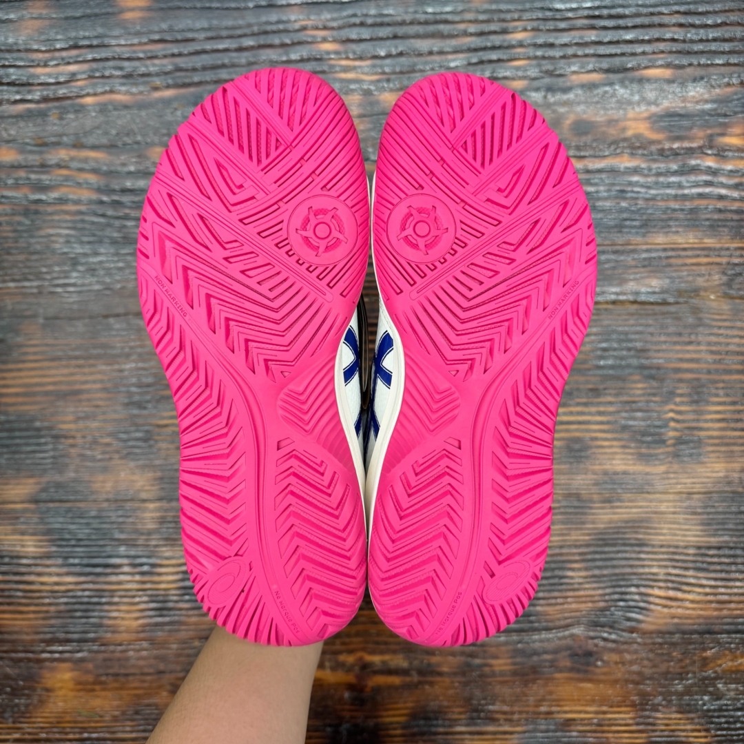 1042A237 ASICS GEL DEDICATE 8 PINK DS FB