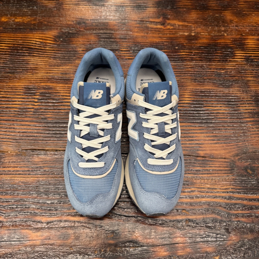 U574LGDI NEWBALANCE 574 BLUE WHITE DS FB