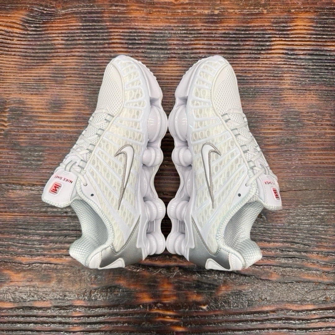 CS4727 - NIKE SHOX TL WHITE SILVER DS FB - 41