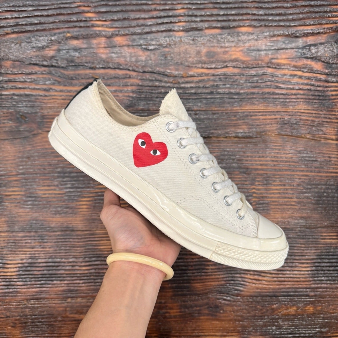 CV454 - CONVERSE LOW WHITE CDG - 44