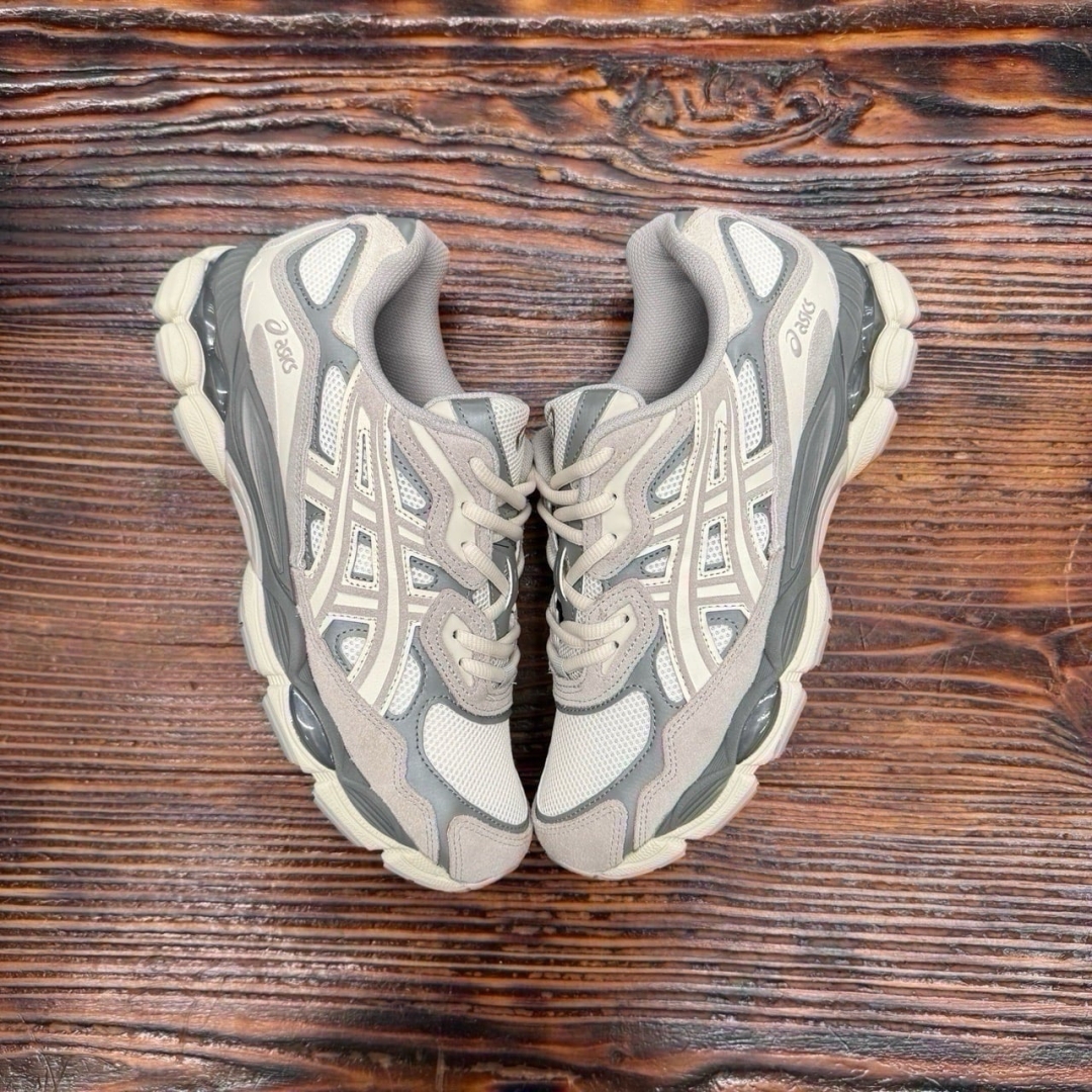 CS4743 - ASICS GEL NYC CREAM OYSTER GREY DS FB - 42