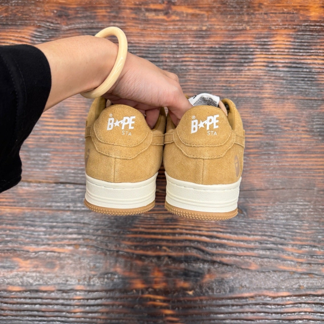 CS4745 - BAPE STA SUADE YELLOW DS FB - 7