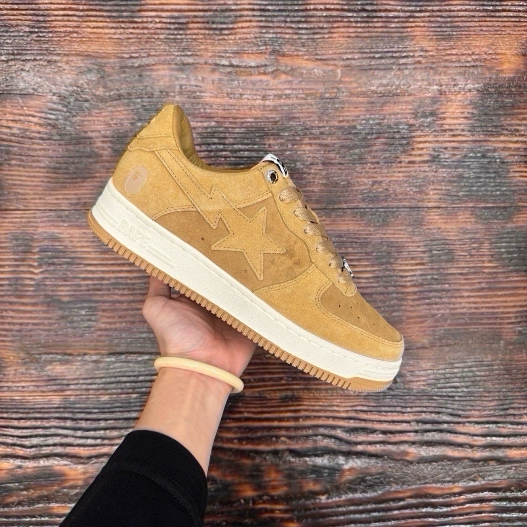 CS4745 - BAPE STA SUADE YELLOW DS FB - 7