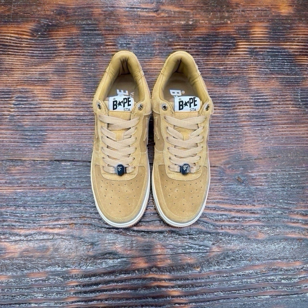 CS4745 - BAPE STA SUADE YELLOW DS FB - 7