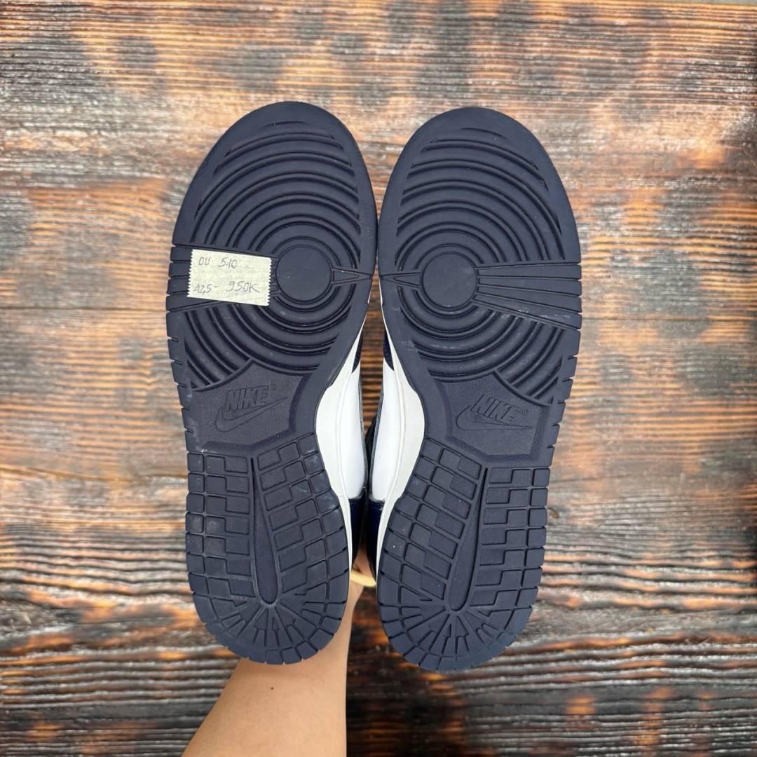 DU510 - DUNK HIGH WHITE NAVY - 42,5