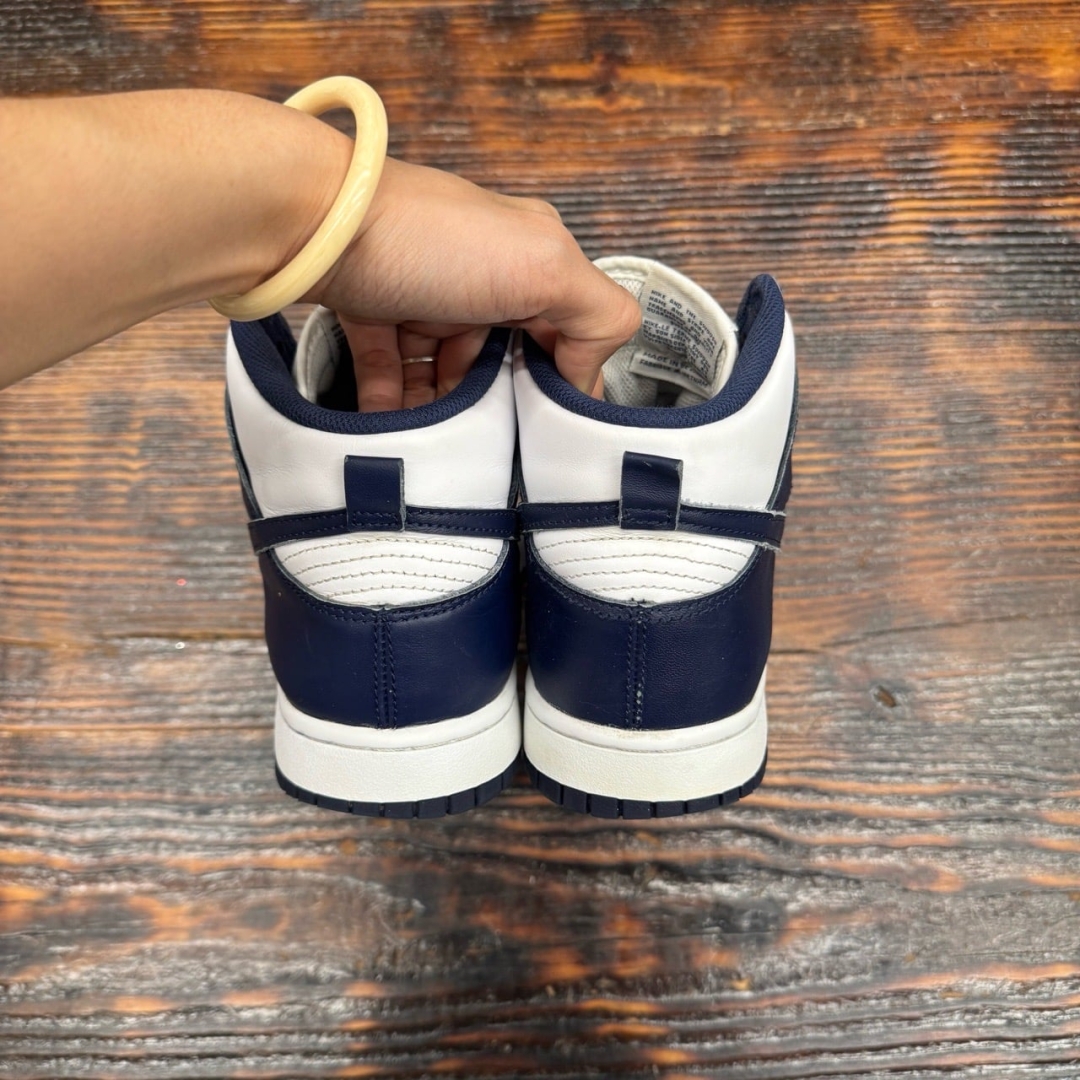 DU510 - DUNK HIGH WHITE NAVY - 42,5