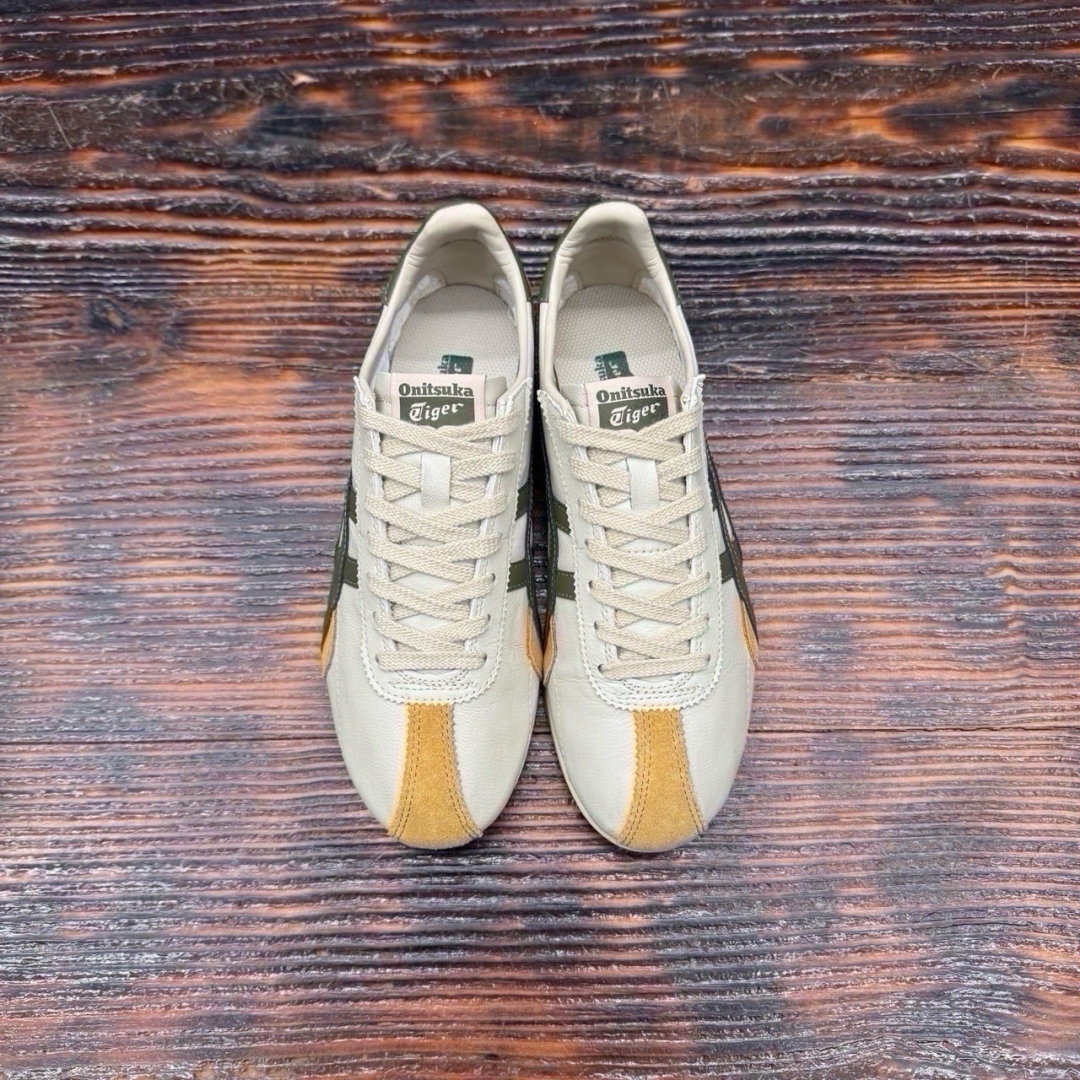 CS4750 - ONITSUKA TIGER RUNSPARK BEIGE OLIVE - 38